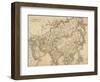 Map of Asia-null-Framed Photographic Print