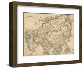 Map of Asia-null-Framed Photographic Print