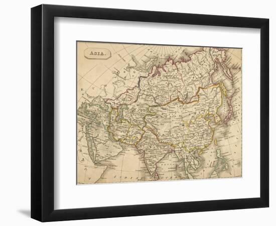 Map of Asia-null-Framed Photographic Print