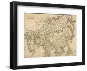 Map of Asia-null-Framed Photographic Print