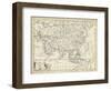 Map of Asia-T. Jeffreys-Framed Art Print