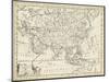 Map of Asia-T. Jeffreys-Mounted Art Print