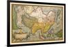 Map of Asia-Abraham Ortelius-Framed Art Print
