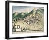 Map of Assisi from Theatrum Civitatum Et Admirandorum Italiae-Joan Blaeu-Framed Giclee Print