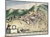 Map of Assisi from Theatrum Civitatum Et Admirandorum Italiae-Joan Blaeu-Mounted Giclee Print