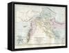 Map of Assyria, Armenia, Syria and the adjacent lands-Philip Richard Morris-Framed Stretched Canvas