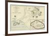 Map of Athens and its Vicinity; the Acropolis-null-Framed Giclee Print