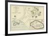 Map of Athens and its Vicinity; the Acropolis-null-Framed Giclee Print