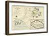 Map of Athens and its Vicinity; the Acropolis-null-Framed Giclee Print