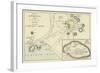 Map of Athens and its Vicinity; the Acropolis-null-Framed Giclee Print