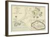 Map of Athens and its Vicinity; the Acropolis-null-Framed Giclee Print