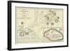 Map of Athens and its Vicinity; the Acropolis-null-Framed Giclee Print