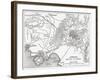 Map of Athens and Piraeus, Greece, Mid 19th Century from the Imperial Bible Dictionary-null-Framed Giclee Print