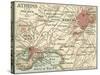 Map of Athens (C. 1900), Maps-Encyclopaedia Britannica-Stretched Canvas