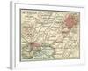 Map of Athens (C. 1900), Maps-Encyclopaedia Britannica-Framed Art Print