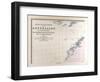 Map of Australia, 1872-null-Framed Giclee Print