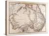 Map of Australia, 1872-null-Stretched Canvas