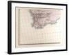 Map of Australia, 1872-null-Framed Giclee Print