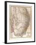 Map of Australia, 1872-null-Framed Giclee Print