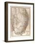 Map of Australia, 1872-null-Framed Giclee Print