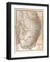 Map of Australia, 1872-null-Framed Giclee Print