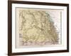 Map of Australia, 1872-null-Framed Giclee Print