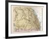 Map of Australia, 1872-null-Framed Giclee Print