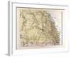 Map of Australia, 1872-null-Framed Giclee Print