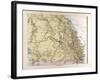 Map of Australia, 1872-null-Framed Giclee Print