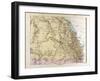 Map of Australia, 1872-null-Framed Giclee Print