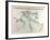 Map of Australia, 1872-null-Framed Giclee Print