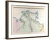 Map of Australia, 1872-null-Framed Giclee Print