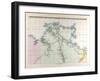 Map of Australia, 1872-null-Framed Giclee Print