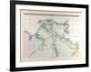 Map of Australia, 1872-null-Framed Giclee Print