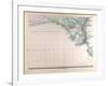 Map of Australia, 1872-null-Framed Giclee Print