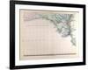 Map of Australia, 1872-null-Framed Giclee Print