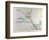 Map of Australia, 1876-null-Framed Giclee Print