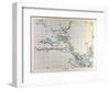 Map of Australia, 1876-null-Framed Giclee Print