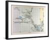 Map of Australia, 1876-null-Framed Giclee Print