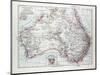 Map of Australia 1899-null-Mounted Giclee Print