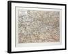 Map of Austria 1899-null-Framed Giclee Print