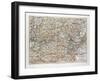 Map of Austria 1899-null-Framed Giclee Print