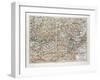 Map of Austria 1899-null-Framed Giclee Print