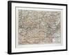 Map of Austria 1899-null-Framed Giclee Print