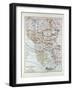 Map of Austria-Hungary Greece Serbia Bosnia and Herzegovina Romania Bulgaria Macedonia Montenegro a-null-Framed Giclee Print