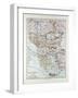 Map of Austria-Hungary Greece Serbia Bosnia and Herzegovina Romania Bulgaria Macedonia Montenegro a-null-Framed Giclee Print