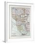 Map of Austria-Hungary Greece Serbia Bosnia and Herzegovina Romania Bulgaria Macedonia Montenegro a-null-Framed Giclee Print