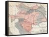 Map of Austria-Hungary in 1878-null-Framed Stretched Canvas