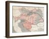 Map of Austria-Hungary in 1878-null-Framed Giclee Print