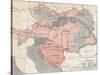 Map of Austria-Hungary in 1878-null-Stretched Canvas